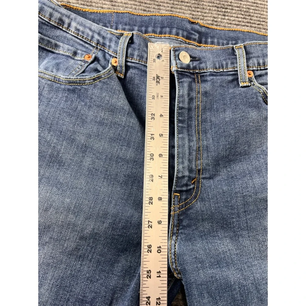 Levis 502 Regular Taper Jeans Mens 36x29 Blue Medium Wash Denim Pants